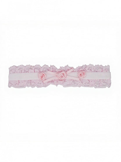 Lace Trim Bow Leg Garter - ModaSwings