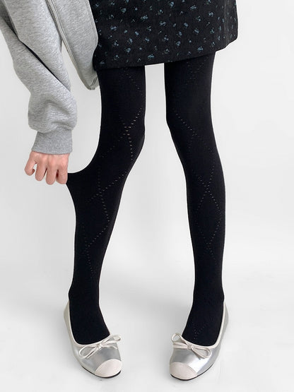 Tights Diamond Patterned Knitted Colors 4