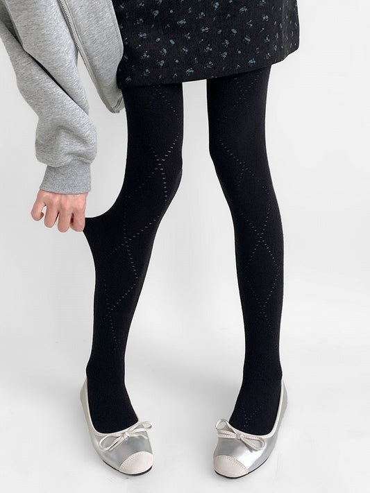 Tights Diamond Patterned Knitted Colors 4