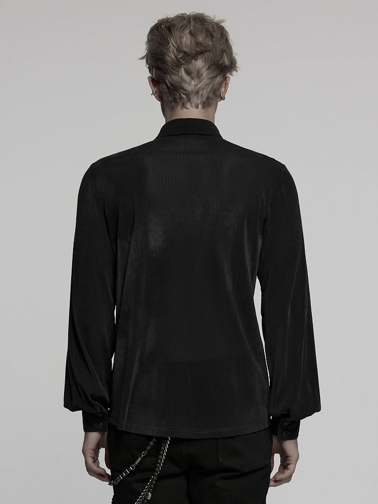 Black Men's Goth Shirt