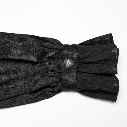 Gothic Black Shirt Glamorous Men's