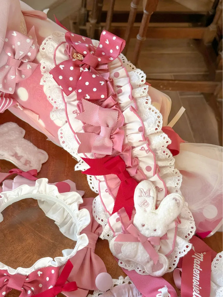 Pink Hairband Bowknots