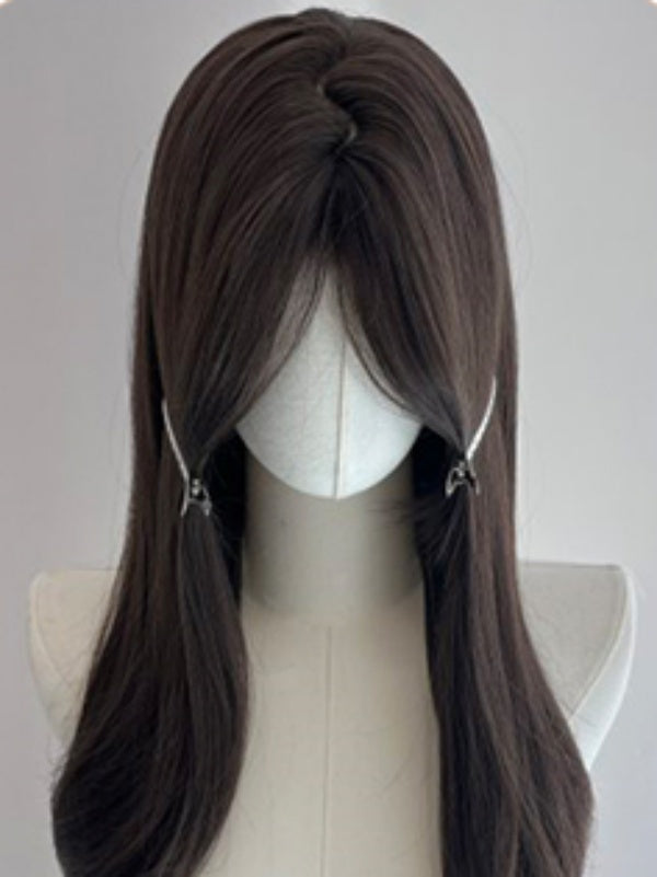 with Long Bangs 3 Wavy Color Wig 60CM Options