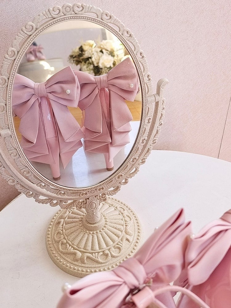 Sophisticated Heels Adornments Lolita Pink High - Leaf Rose