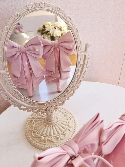 Sophisticated Heels Adornments Lolita Pink High - Leaf Rose