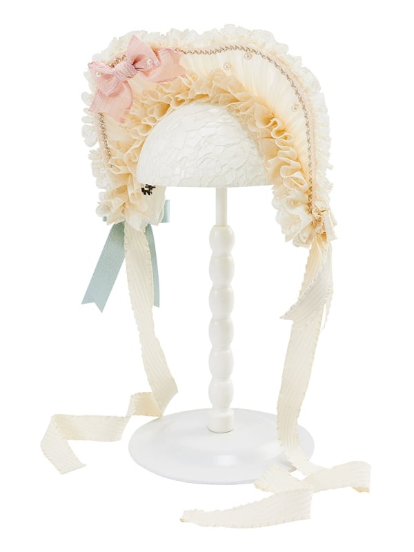 ベージュボンネット