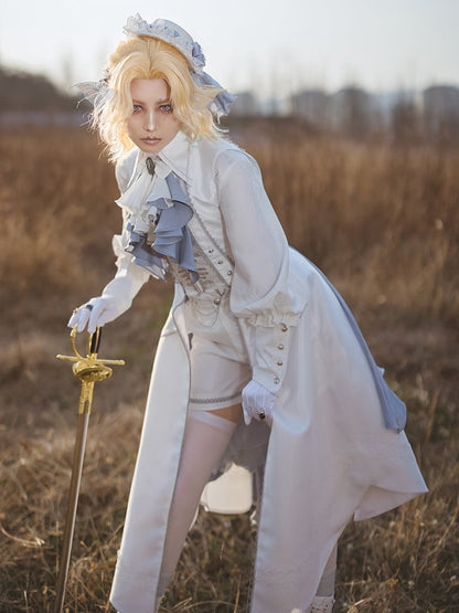 White Lolita Ouji Shorts Prince