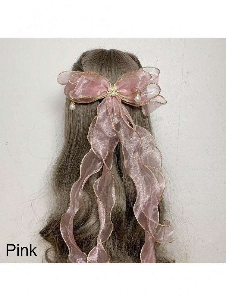 9-Color Lolita Style Hairclip Bow