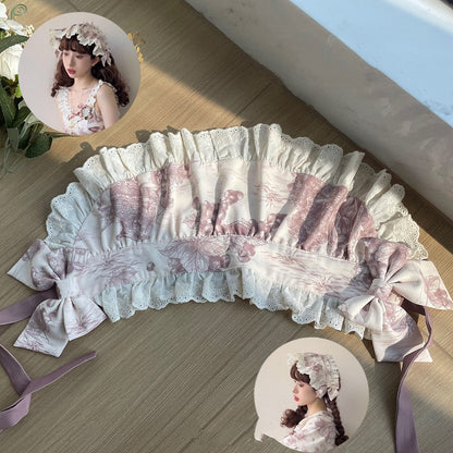 Pink Purple / Hairband Blue