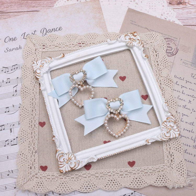 6 Kei Jirai Options Charm Heart Bowknot Hairclip Color