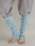 Ribbed (4 Leg Warmers Knit Colors) Tie-Up