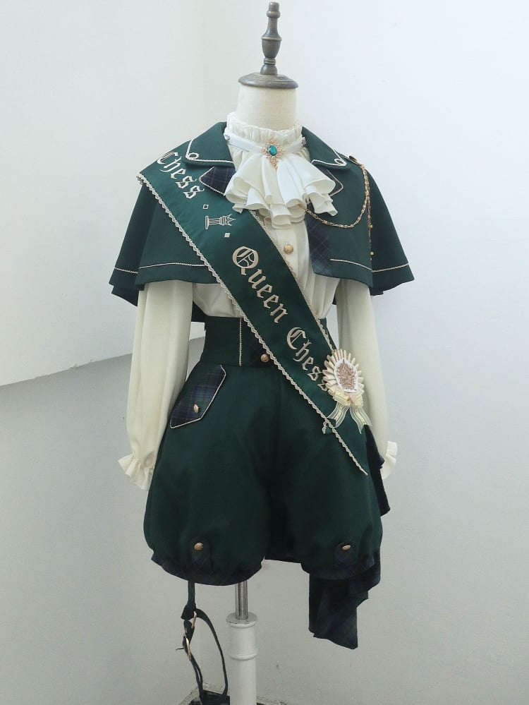 スリザリン 緑王子 ロリータ セット ケープ + ハイウエスト ショーツ