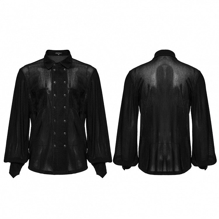 Black Men's Gothic Shirt