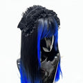 Spitzenrüschen-Stirnband Gothic Bowknot Schwarz/Lila und mit Lolita