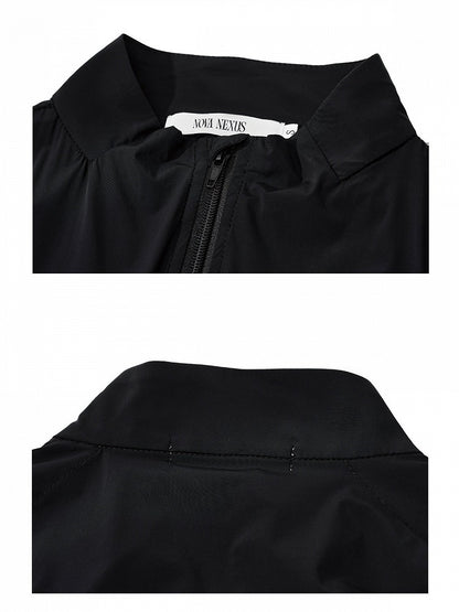 Black/White Visual System Summer Sun Protection Jacket with Buckle Straps - Nova nexus