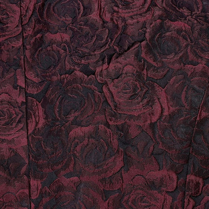 Rose Men's Vest Red Gorgeous Gothic