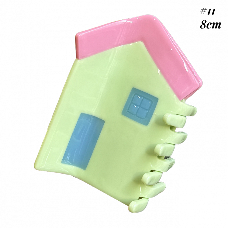 Western Town Life Inspired Hair Claw Clip