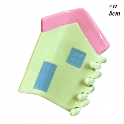 Western Town Life Inspired Hair Claw Clip