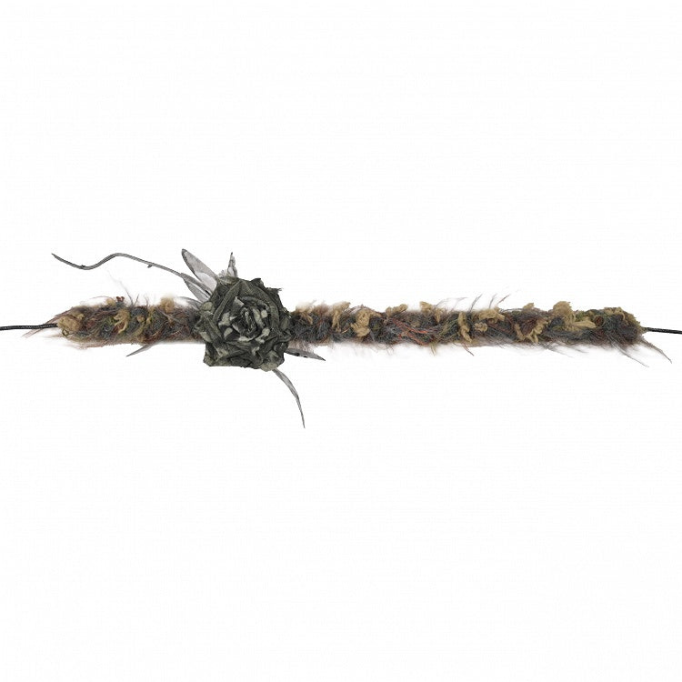 Choker Design Rosette Grün