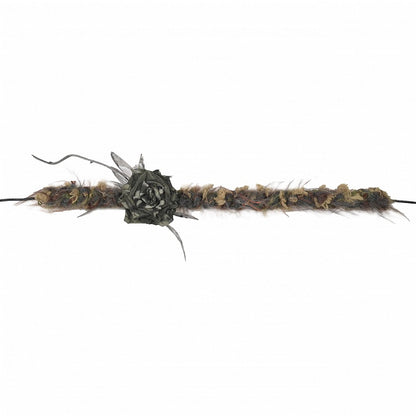 Choker Design Rosette Grün