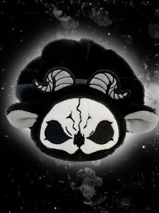 Scrunchie and Reaper Gothic White Grim Black