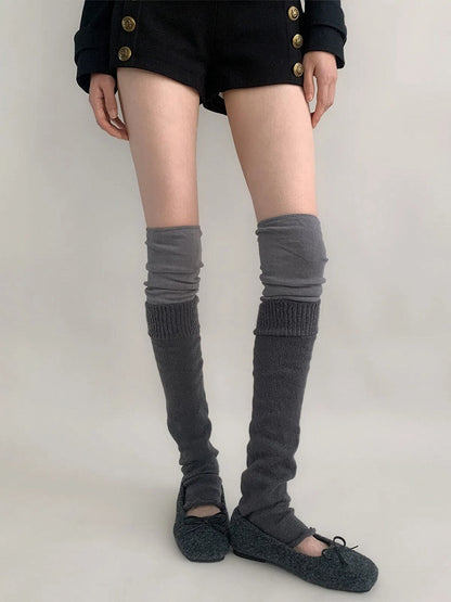Warmers Knit (3 Two-Tone Slouchy Leg Colors)