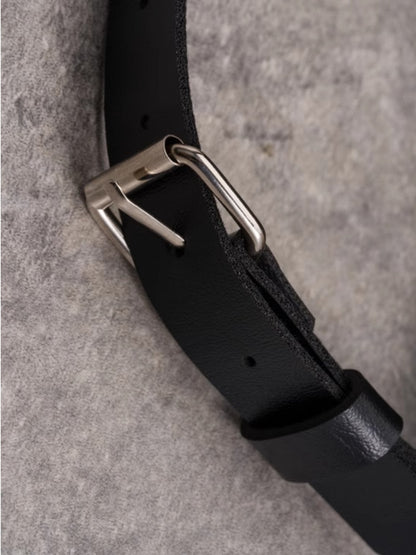 Applique Black Choker Studs PU Tie Skeleton Decorated Gothic