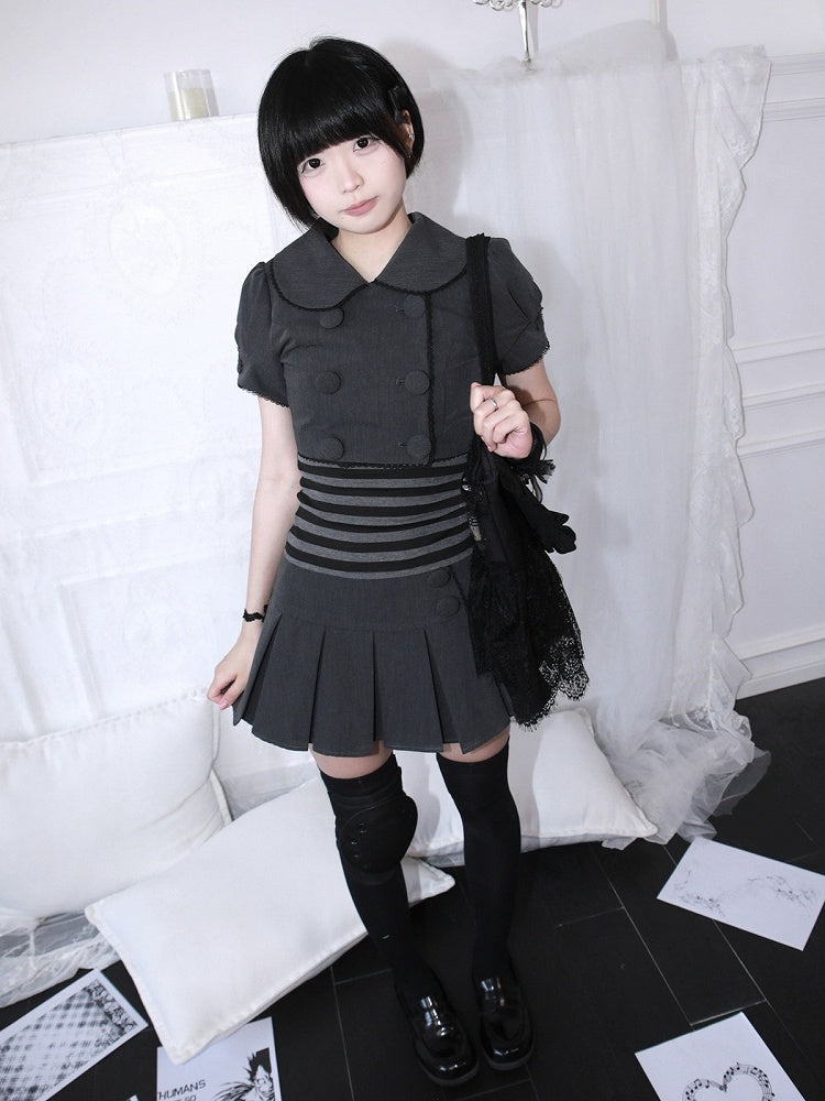 Black and Gray Striped Tank Top - HBreaker