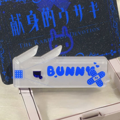 4 Hairclip Little Colors Bunny Style Acrylic Landmine Duckbill