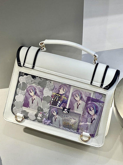 4-Color Lolita Classic Uniform Flap Bag Rose