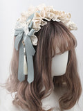 Blue Green/Dusty Tassel Lolita KC Lace Dusty Bowknot