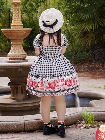Black Bowknot Straw Hat - Chubby Cat Diary