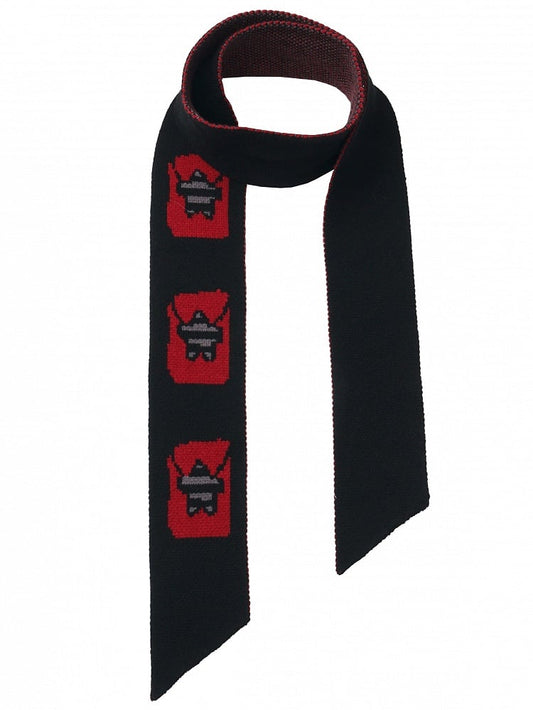 New Scarf Design Black Red Year Envelope