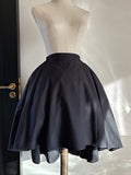 Skirt Lolita Gothic Black High-low
