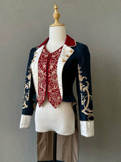 Embroidered Classic Prince Style Ouji Lolita Jacket - Your Highness