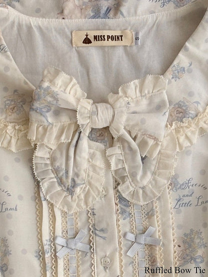 Picot Edge Bow Tie - Miss Point