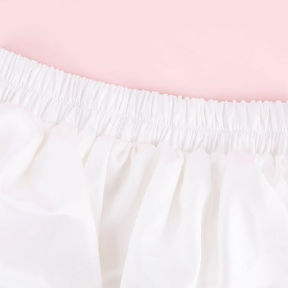 White Bubble Shorts - serendipity