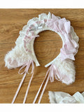 Sweet Lolita Sheep Ears KC Headpiece, Cute Accessory - Mewroco