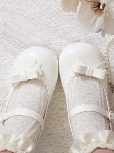 Jane Toe Ribbon Round Mary Heels Lolita