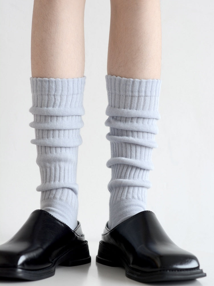 Colors Color Socks Calf Minimalist Solid 6 Loose