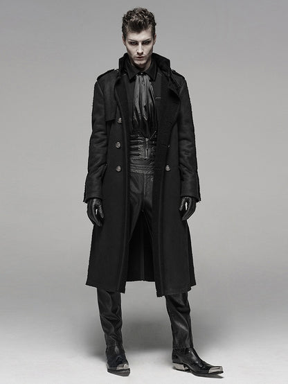 Jacket Men's Length Medium Military Black Style