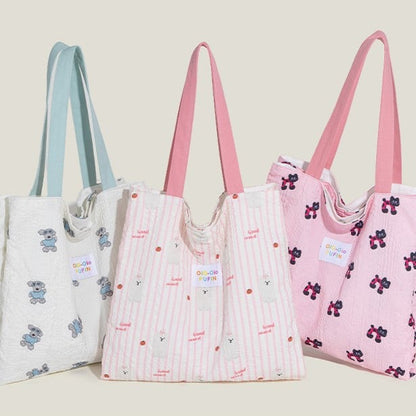 Details with Cute Bag Animal Canvas Print Colors 3