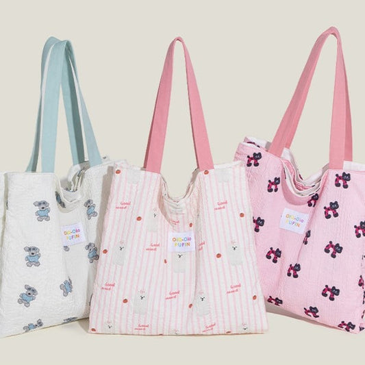 Details with Cute Bag Animal Canvas Print Colors 3