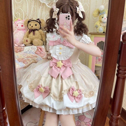 Lolita Sweet Heart Girl Original JSK Suspender Dress