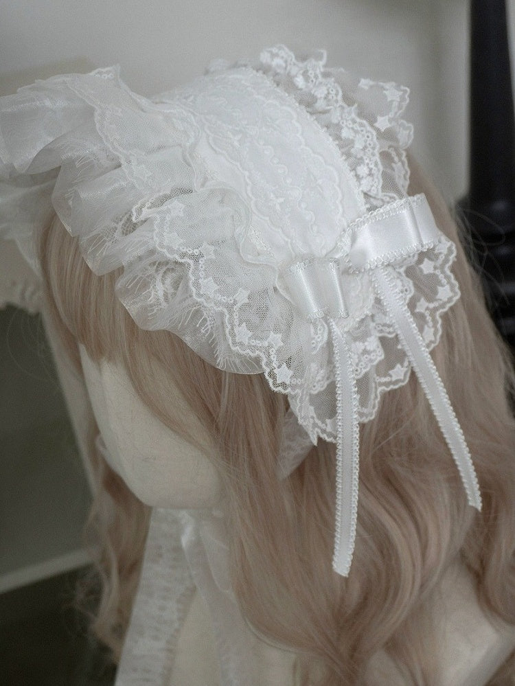 Ivory Headband, Hair Clip & KC Accessory Set - Sleepless Unanswered