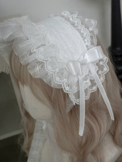 Ivory Headband, Hair Clip & KC Accessory Set - Sleepless Unanswered