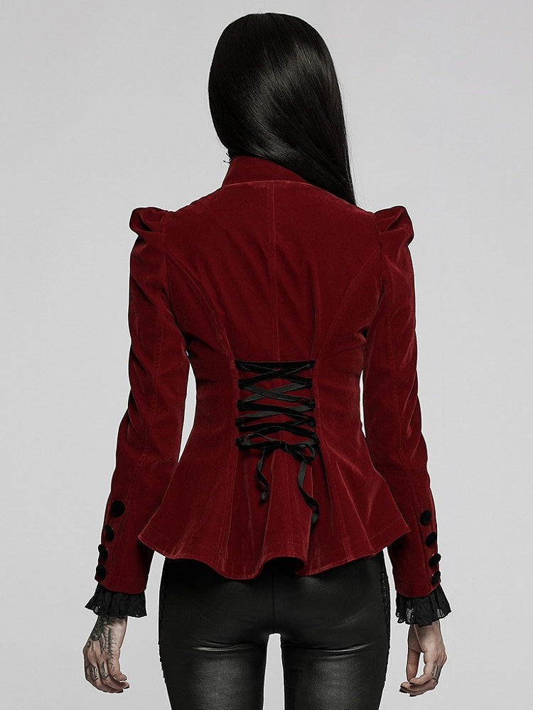 Jacket Goth Red