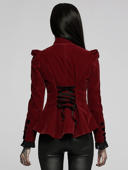 Jacket Goth Red