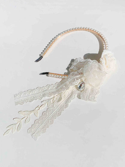 ホワイトフラワーボウノットKC