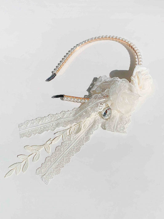 ホワイトフラワーボウノットKC